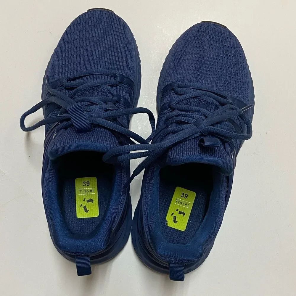 Abbos Travel Stylish Blue Unisex Sneakers Size EUR 39 USA 7.5 / 8 - Picture 14 of 14